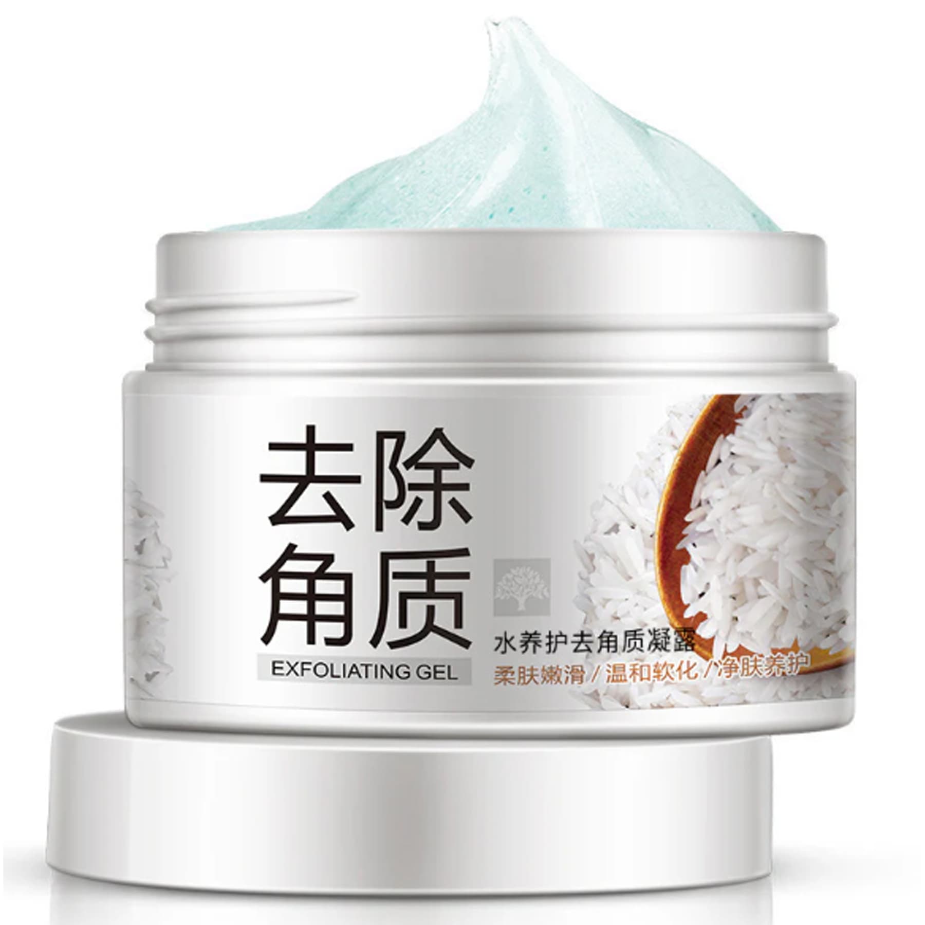 مراقبت پوست اسکراب لایه بردار پوست بایواکوا مدل Brightening Exfoliating Rice Gel حجم 140 میلی لیتر — تصویر ۲