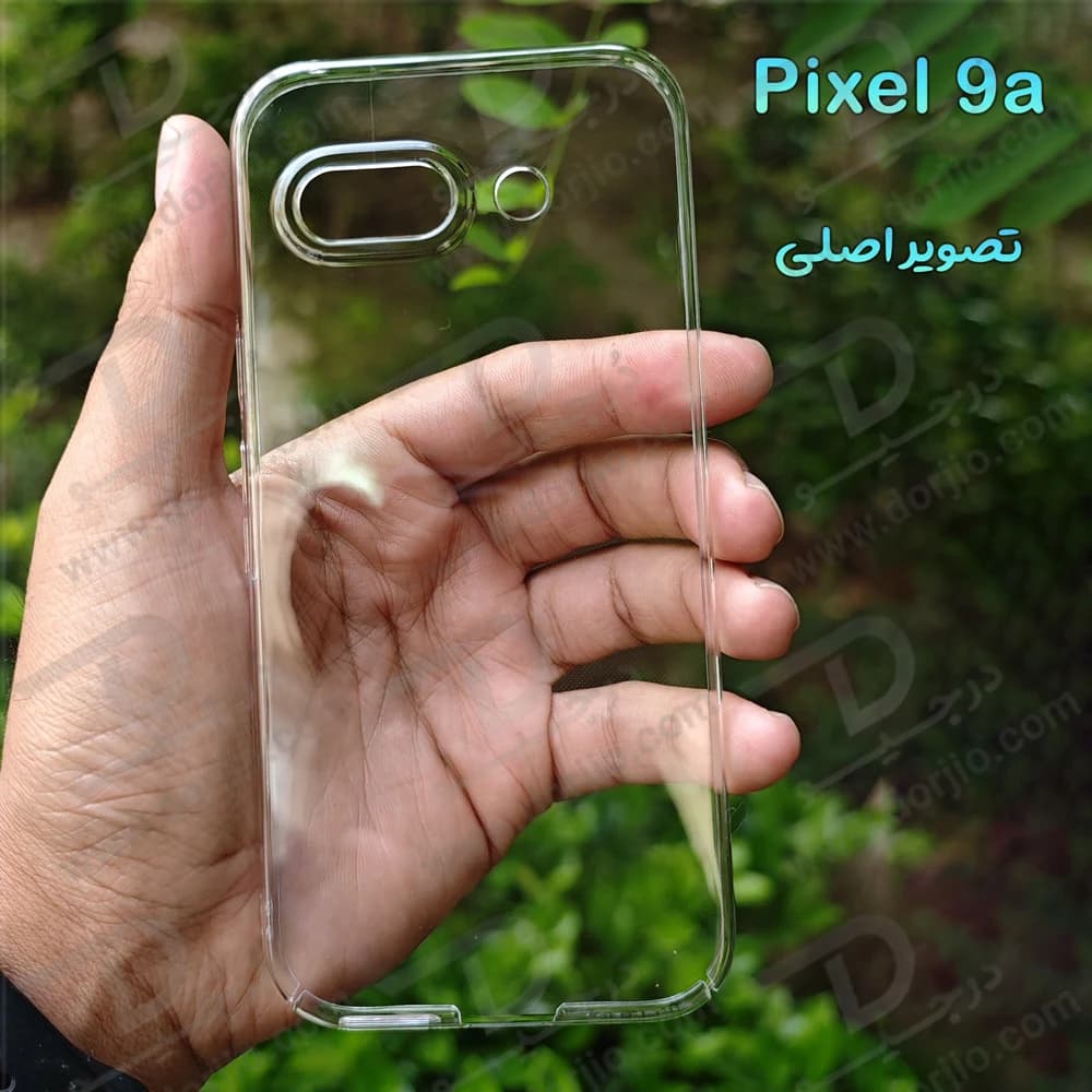 قاب شفاف تمام کریستالی Google Pixel 9a مارک LEXOM — تصویر ۴