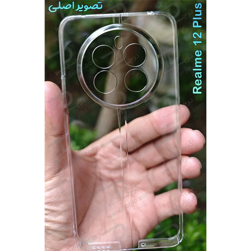 قاب شفاف تمام کریستالی Realme 12 Plus مارک LEXOM — تصویر ۷