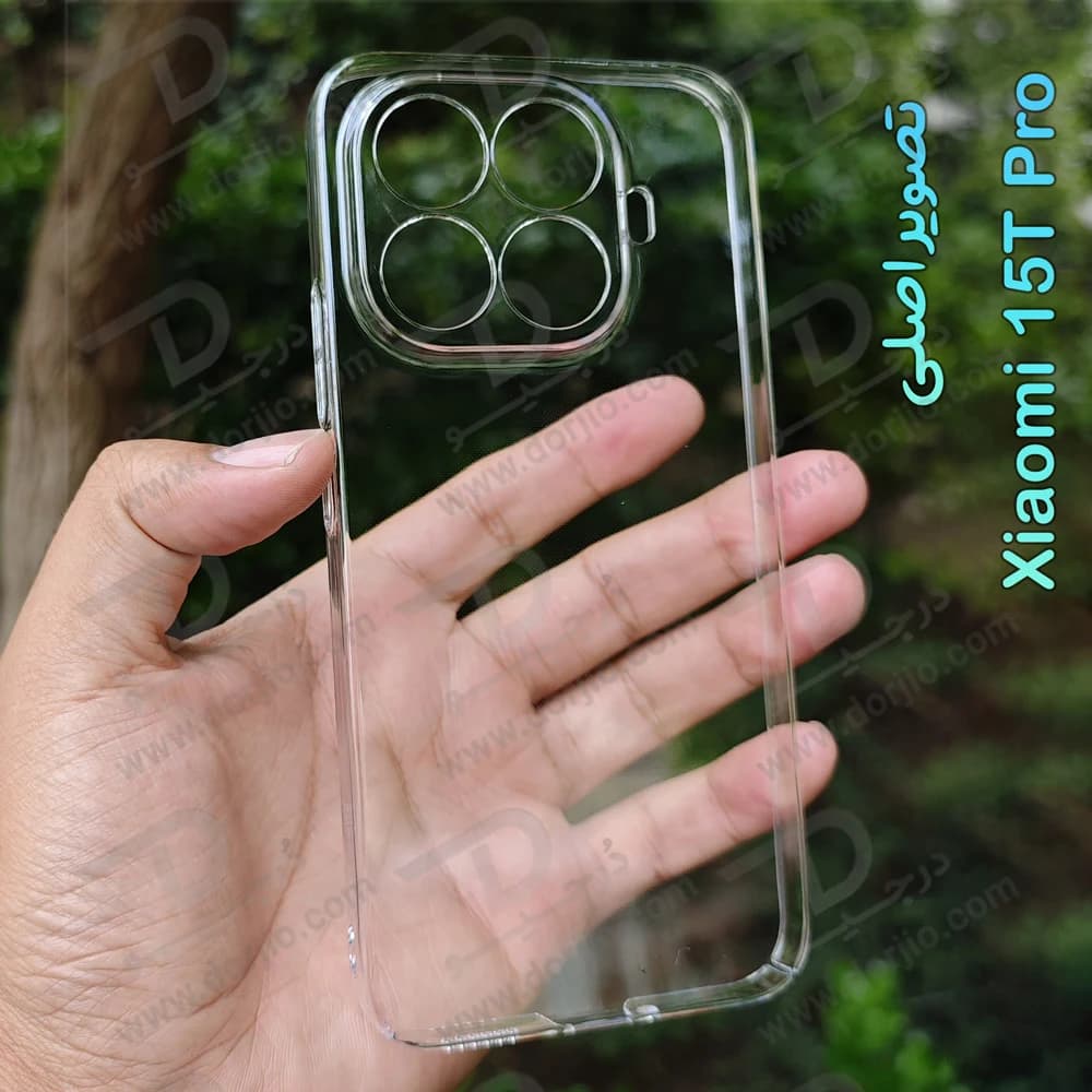قاب شفاف تمام کریستالی Xiaomi 15T Pro مارک LEXOM — تصویر ۳