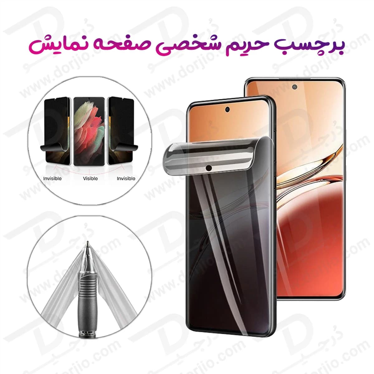 نانو برچسب حریم شخصی صفحه نمایش Xiaomi Redmi Turbo 4