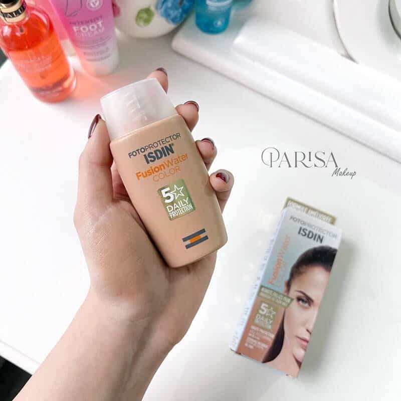 ضدآفتاب رنگی ایزدین ISDIN مدل Fusion Water Color(SPF 50)