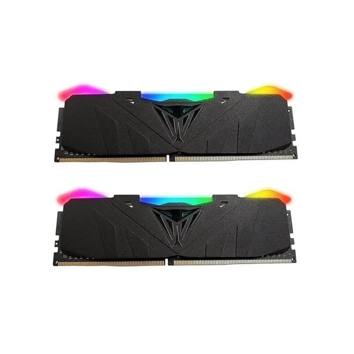 رم 16 گیگ پتریوت مدل Patriot Viper RGB DDR4 Black 16GB 3200MHz (استوک) — تصویر ۲