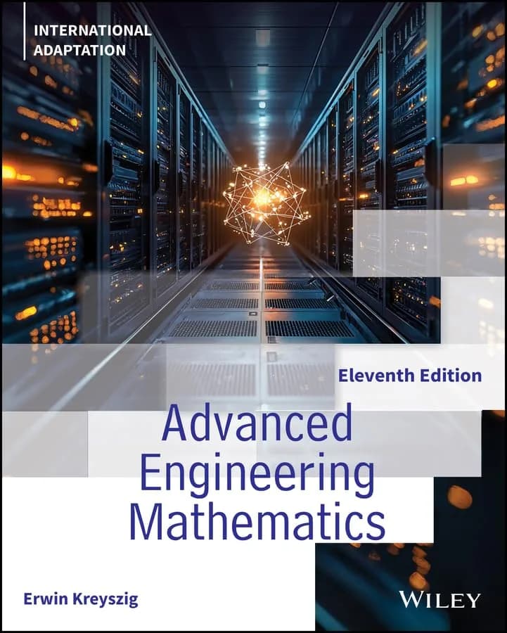 و دانلود نسخه کامل کتاب Advanced Engineering Mathematics, International Adaptation 11th edition – original Pdf