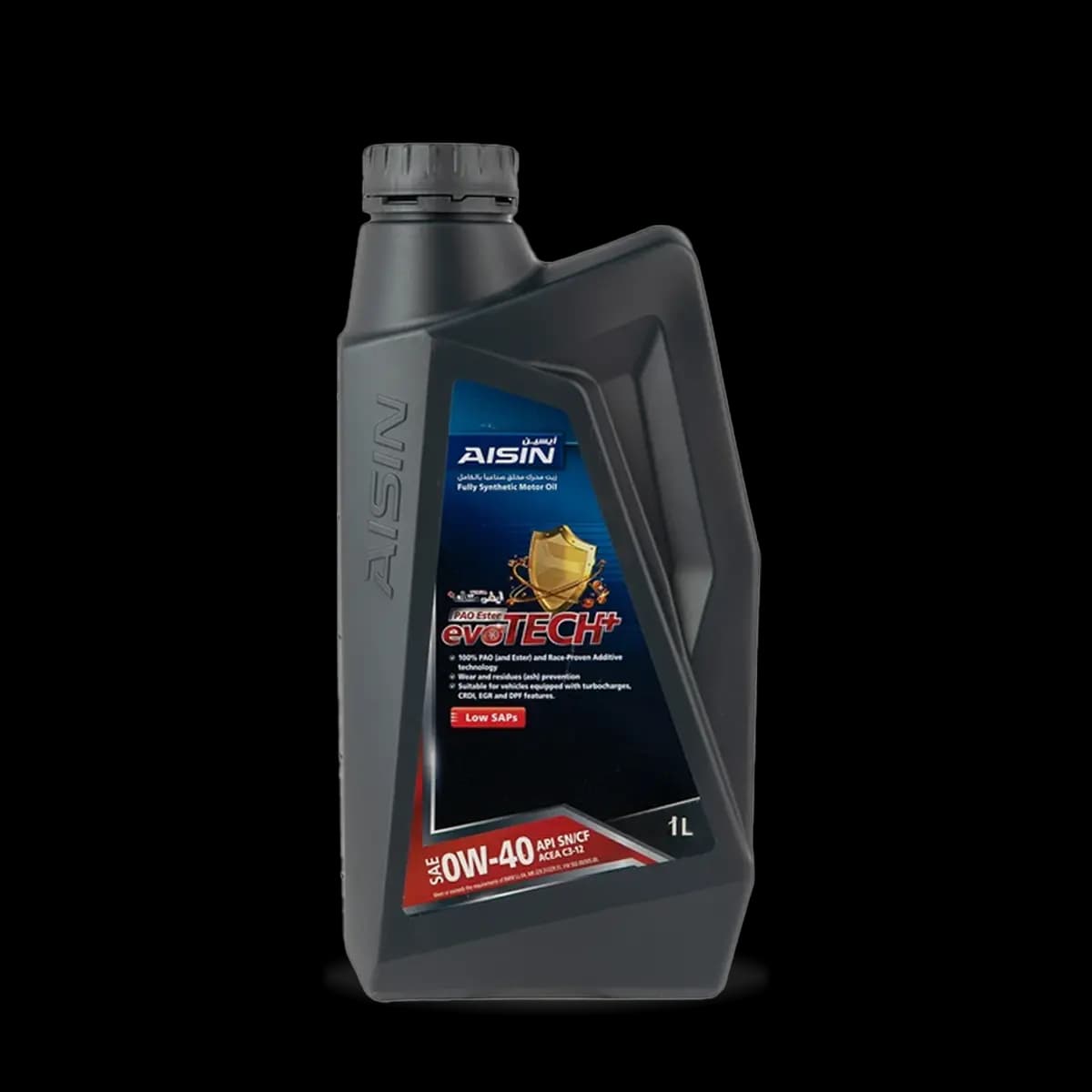 روغن موتور خودرو آیسین SN+ 0W40 حجم 1 لیتر