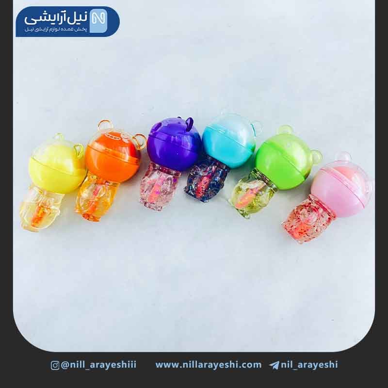 بالم لب و لیپ گلاس طرح خرس مجیک Lc782