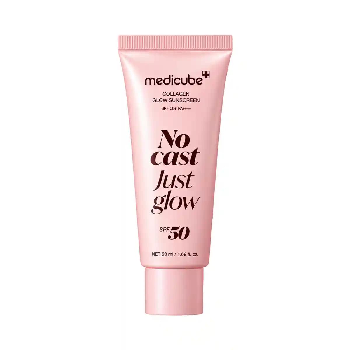 کرم ضد آفتاب ضدچروک مدیکیوب کلاژن 50ml اصل MEDICUBE COLLAGEN GLOW SUNSCREEN NO CAST