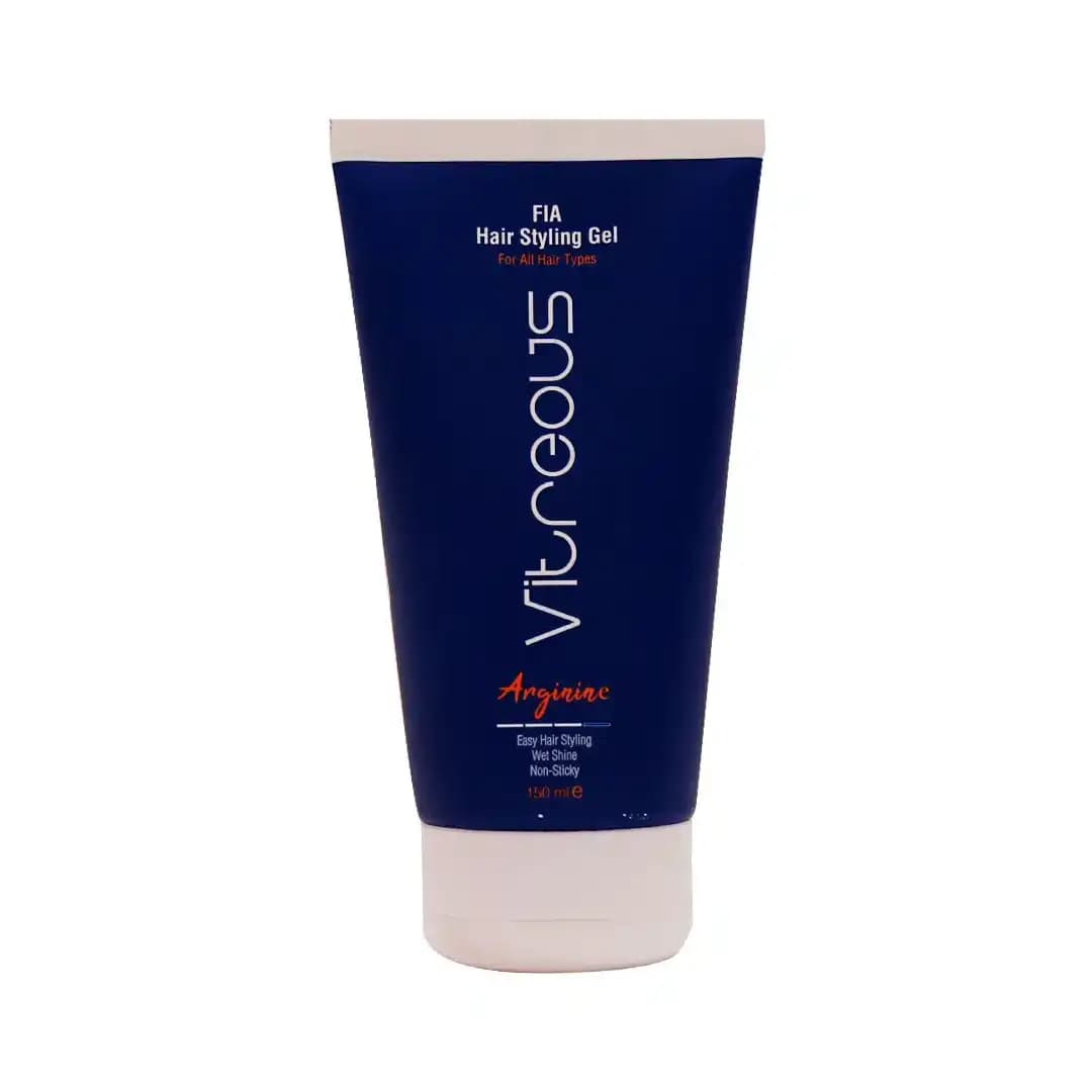 ژل حالت دهنده مو ویتروس بسیار قوی مدل فیا 150 میلی لیتر/Vitreous Fia Hair Styling Gel 150 ml