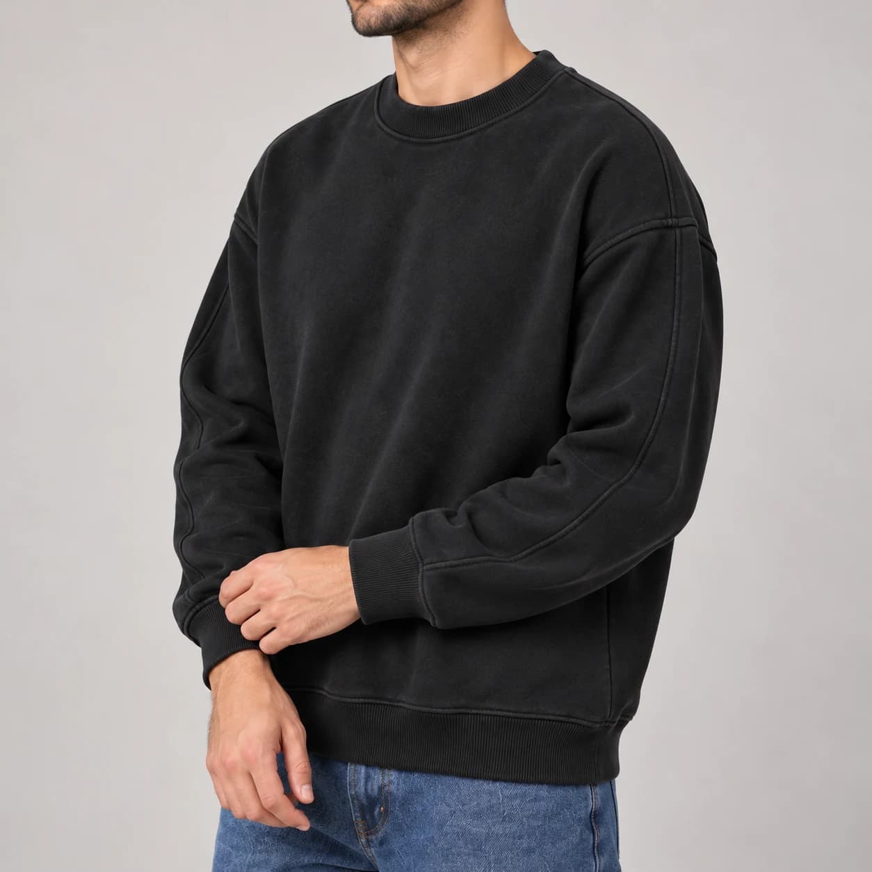 دورس مشکی داخل کرکی ساده مشکی برند Pull&Bear – کد۰۲