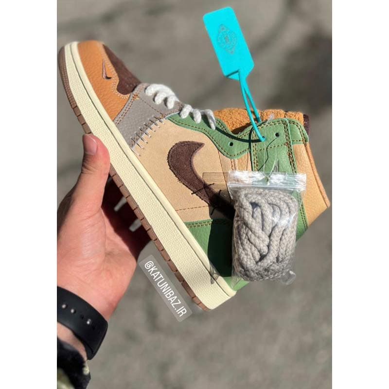 کفش ایرجردن 1 ساق بلند وودو Nike Air Jordan 1 High OG Voodoo — تصویر ۲