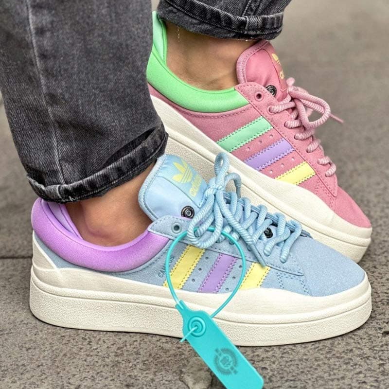 کتونی کمپوس بدبانی رنگی Adidas Bad Bunny Campus Colorful — تصویر ۳
