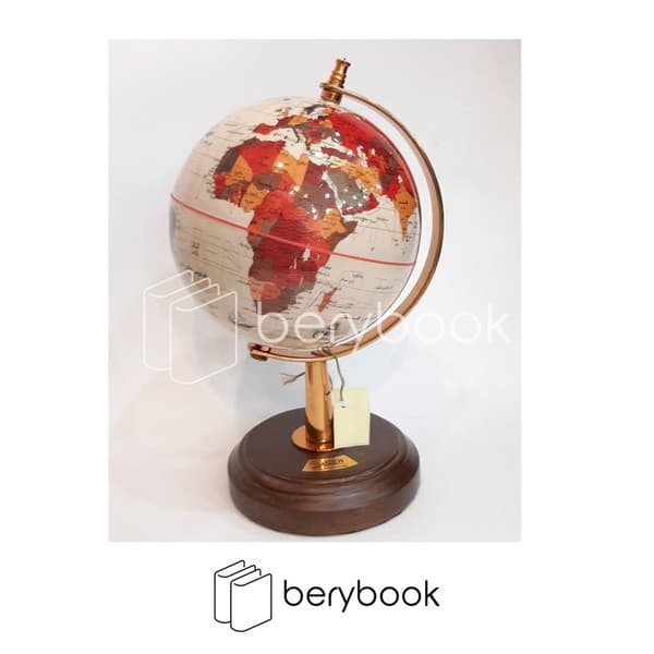 IDEH / ایده / کره جغرافیایی / کد 124 / قطر 14 / دکوراتیو / کمان فلز / کرم