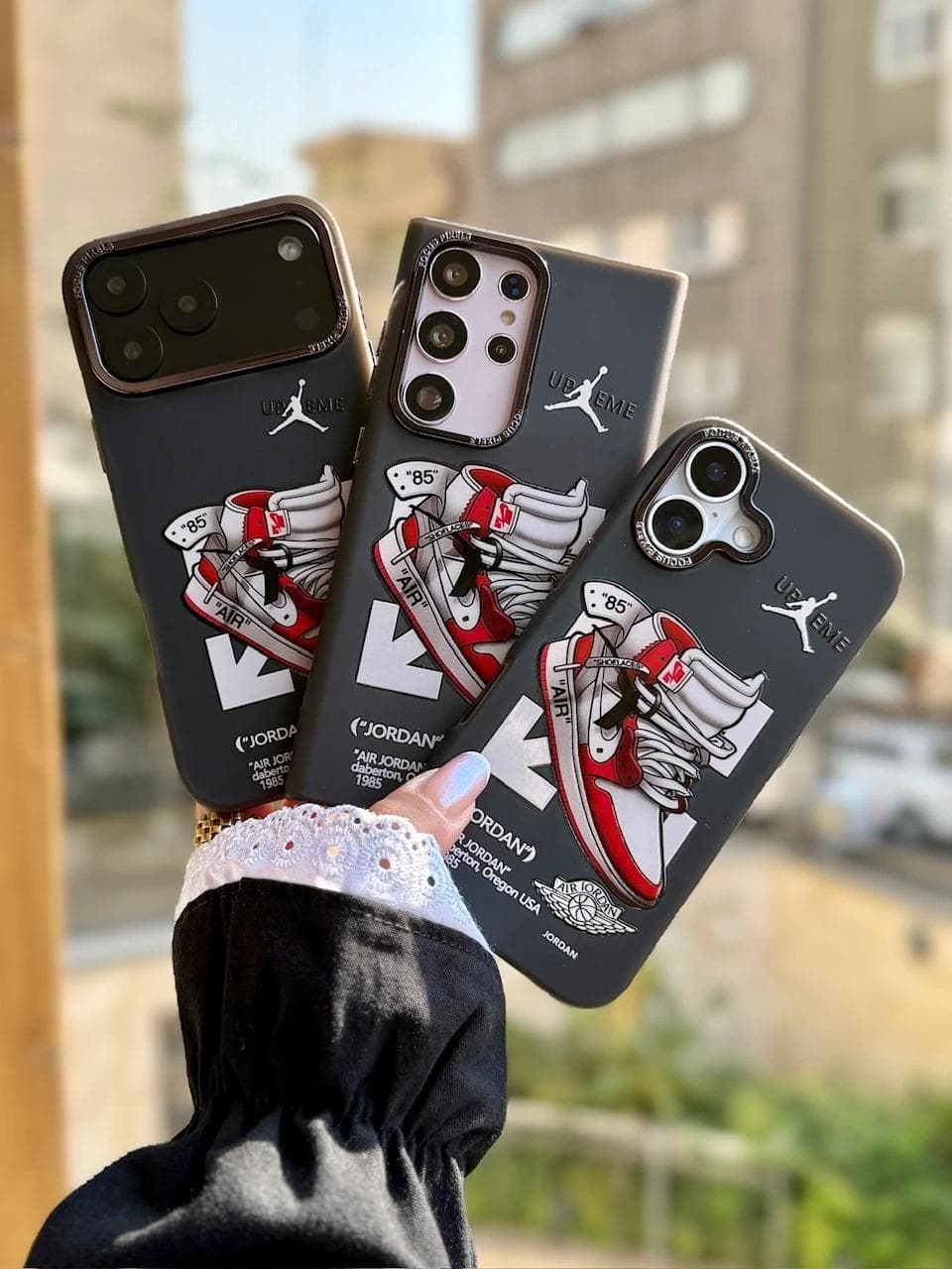 قاب Jordan 1 RED آیفون / سامسونگ / شیائومی (کدC2149) مناسب برای 16ProMax — تصویر ۴