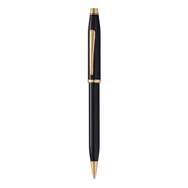 خودکار کراس مدل Century II کد 2502WG بدنه مشکی براق با گیره طلایی