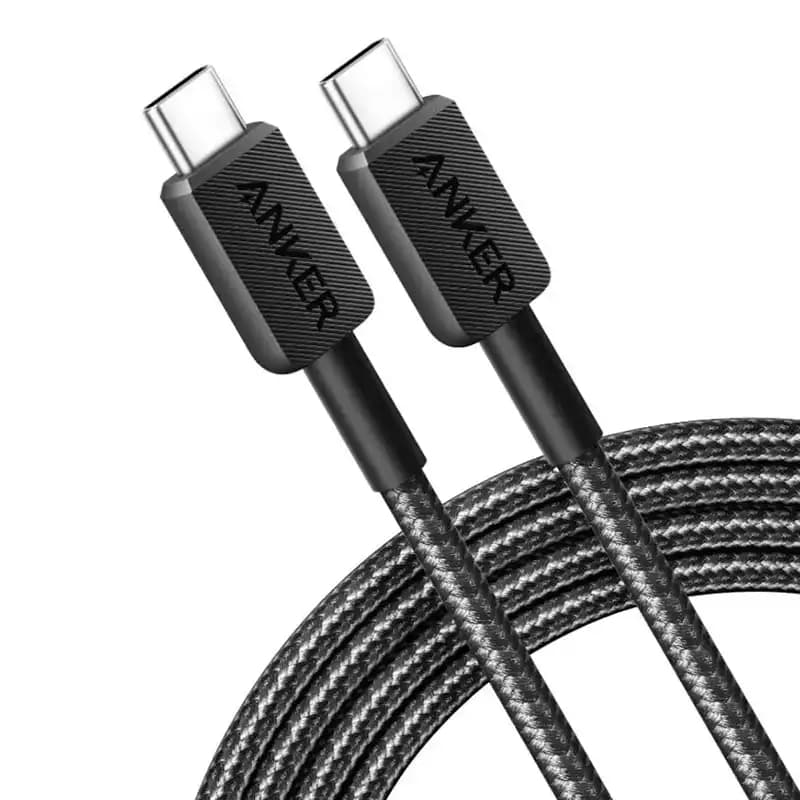 کابل Type-C به Type-C انکر مدل Anker A81F6H11 طول 1.8 متر توان 60 وات — تصویر ۲