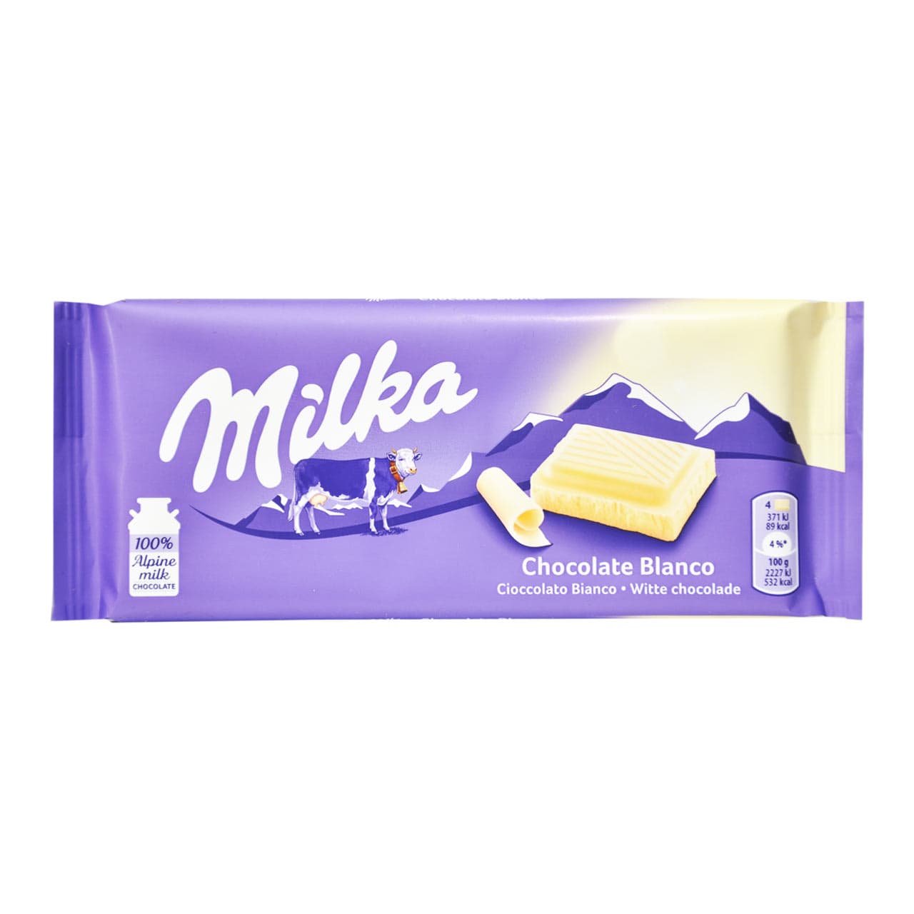 شکلات سفید ۱۰۰ گرم میلکا – milka
