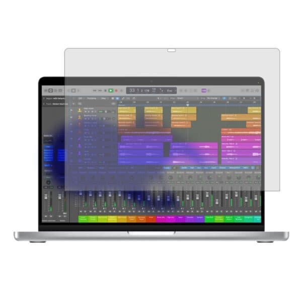 گلس لپ تاپ اپل MacBook Pro 14 inch 2021 مدل هیدروژلی شفاف برند هوکو — تصویر ۲