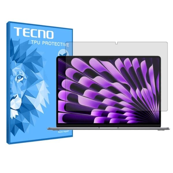 گلس لپ تاپ اپل MacBook Air 15-inch M3 2024 مدل هیدروژلی برند تکنو