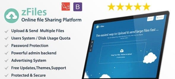 دانلود اسکریپت PHP اشتراک گذاری فایل zFiles