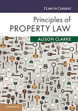 و دانلود نسخه کامل کتاب زبان اصلی Principles of Property Law (Law in Context) PDF | دانلود کتاب خارجی