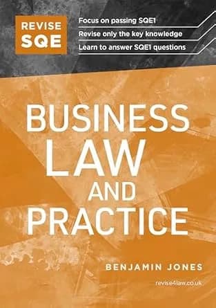 و دانلود نسخه کامل کتاب زبان اصلی Revise SQE Business Law and Practice: SQE1 Revision Guide 2nd ed PDF | دانلود کتاب خارجی