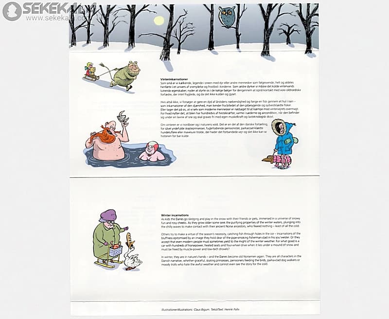 بوکلت تمبر دانمارک 2011 – فصل زمستان ، برف | ارزش 76 کرون — تصویر ۳