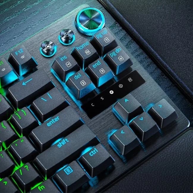 کیبورد گیمینگ ریزر مدل Huntsman V3 Pro TKL — تصویر ۹
