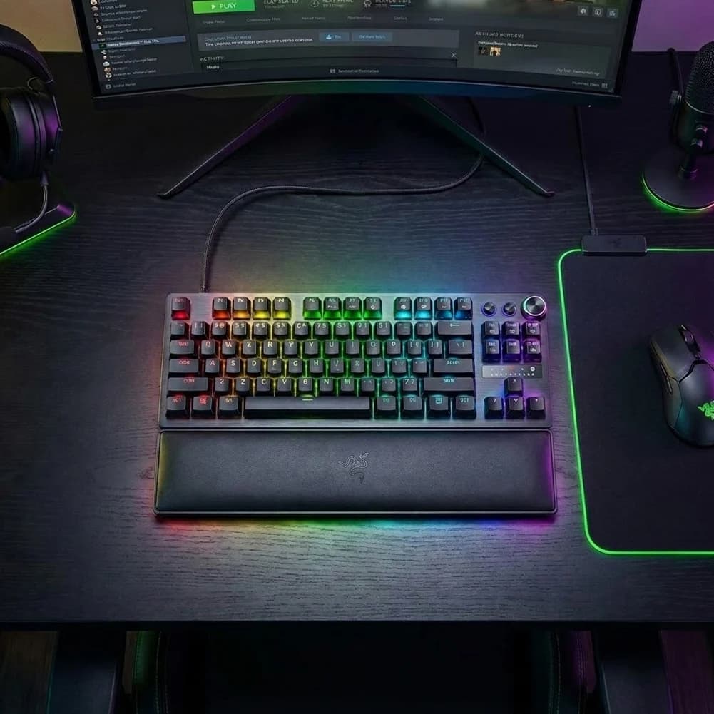 کیبورد گیمینگ ریزر مدل Huntsman V3 Pro TKL — تصویر ۶