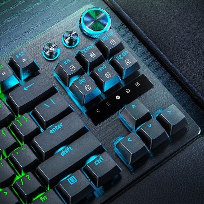کیبورد گیمینگ ریزر مدل Huntsman V3 Pro TKL — تصویر ۳