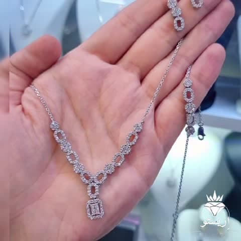 سرویس نقره میکرو سوپرلوکس عیار 925 و آبکاری طلاسفید