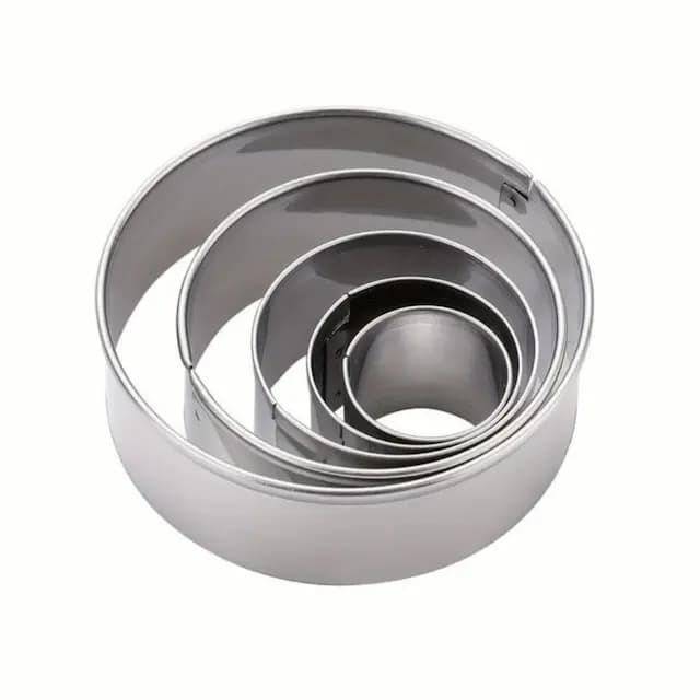 رینگ گرد قطر 8 ارتفاع 3.5 لبه دار