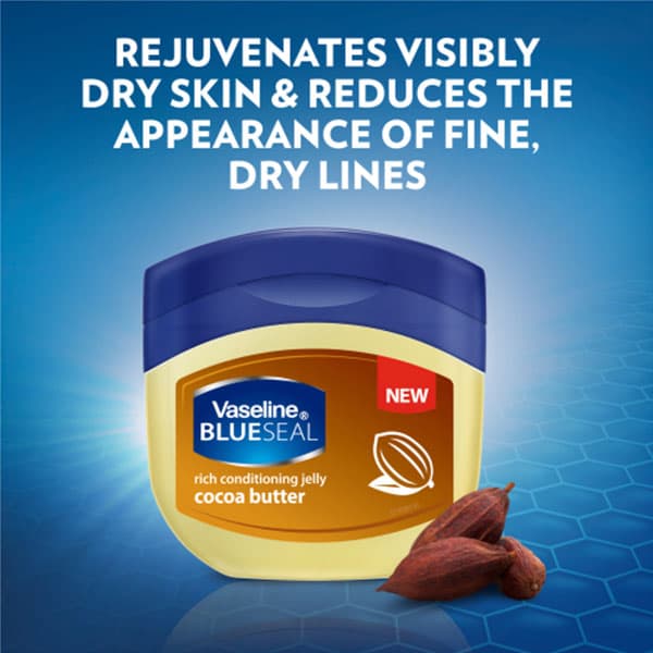 ژل وازلین vaseline blueseal مدل cocoa butter حجم 100 میلی لیتر — تصویر ۲