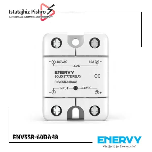 رله SSR تکفاز 60 آمپر DC برندENERVY
