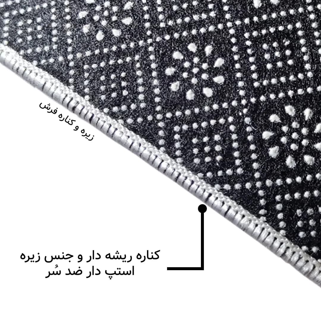 فرشینه مخمل ترک طرح مجلس موسیقی کد T3-128 — تصویر ۴