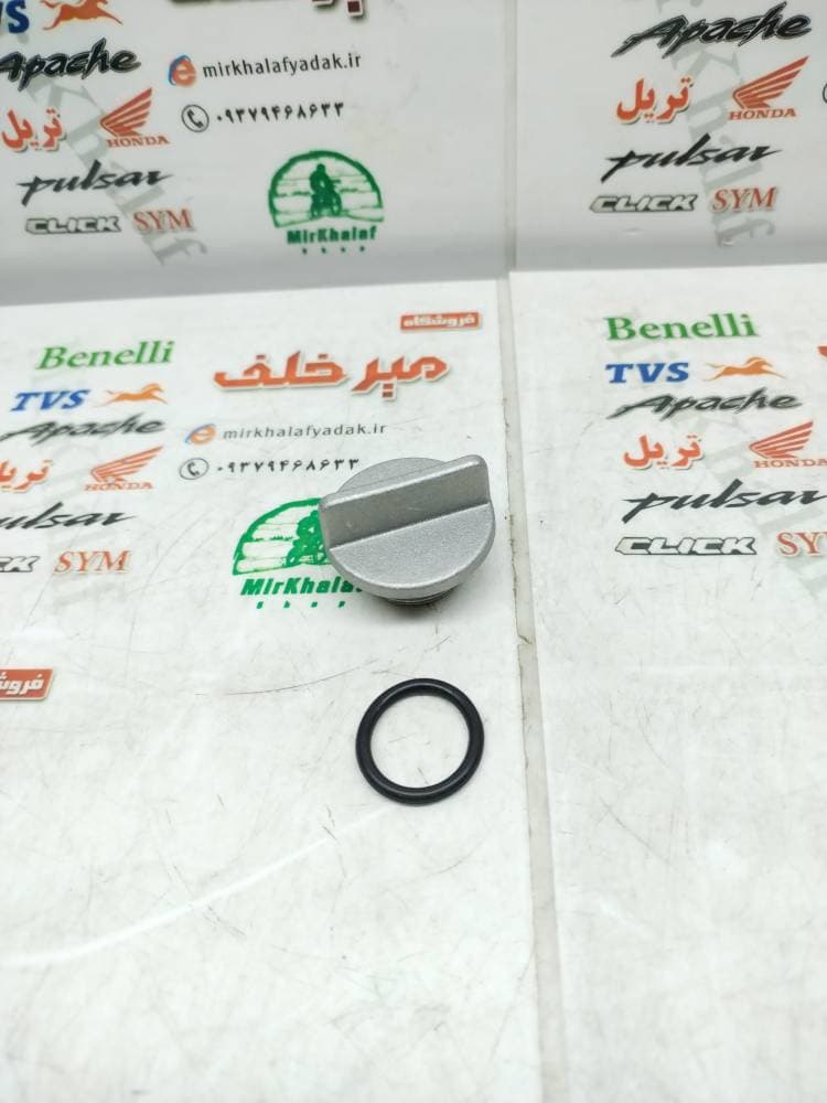 گژ (گیج) روغن موتور بنلی 150 و 250 تک سیلندر و 300 دوسیلندر و ریس و تریل روان (نقره ای) درجه 1