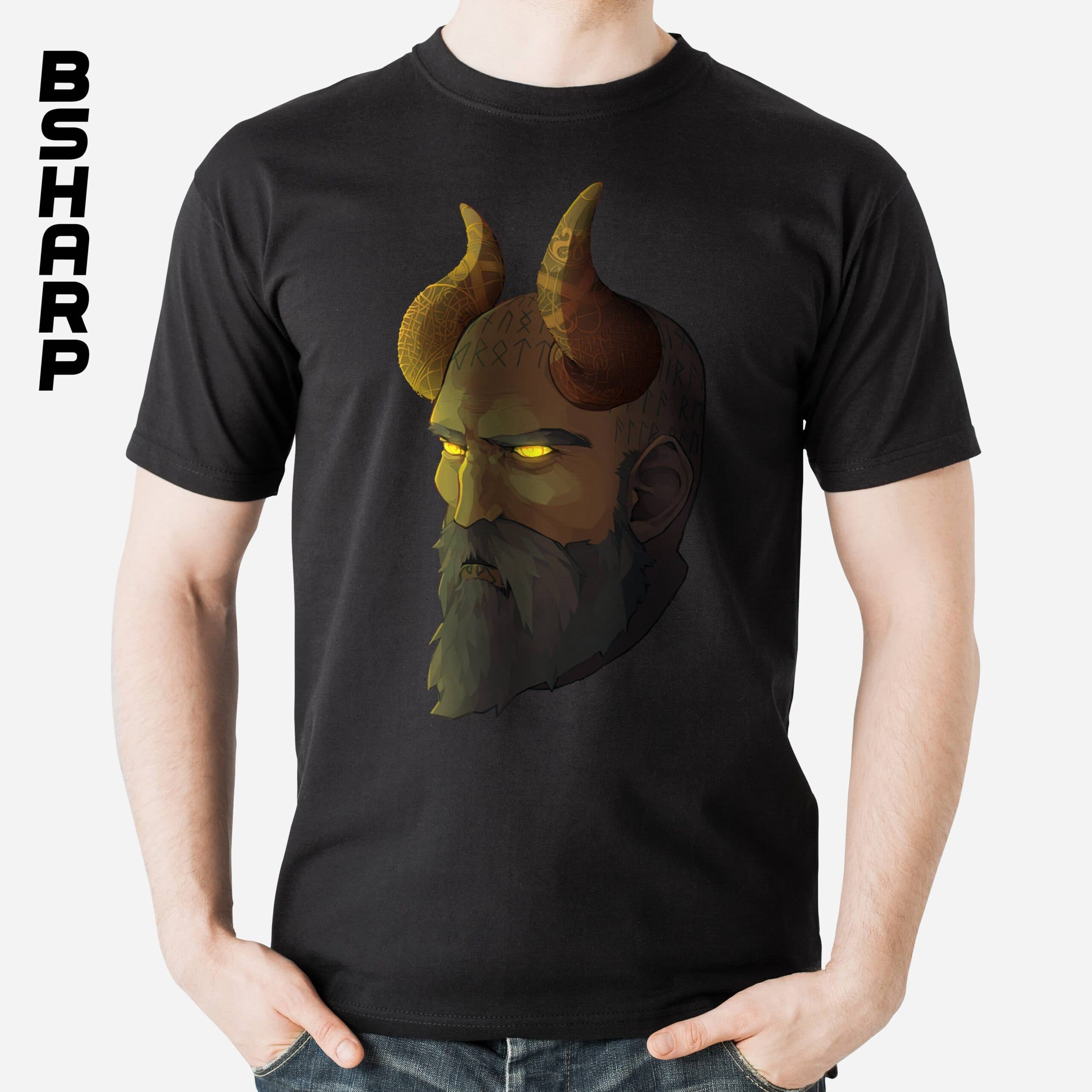 تیشرت God of War طرح Kratos (3)