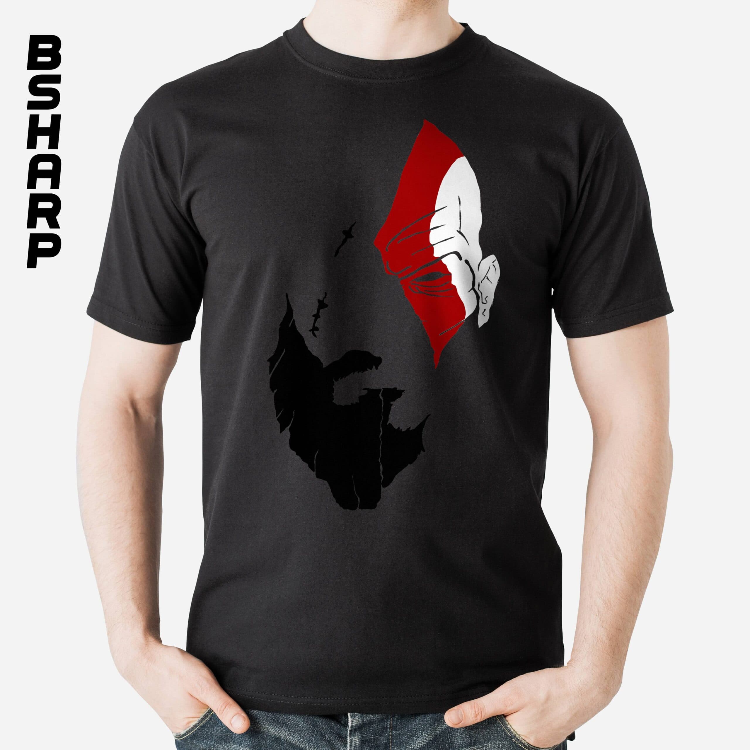 تیشرت God of War طرح Kratos (2)