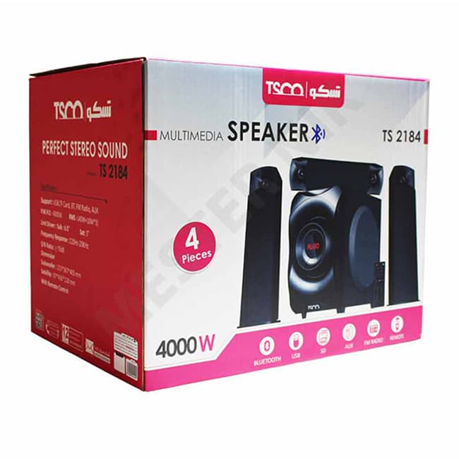 اسپیکر 4 تکه تسکو مدل TS 2184 — تصویر ۲