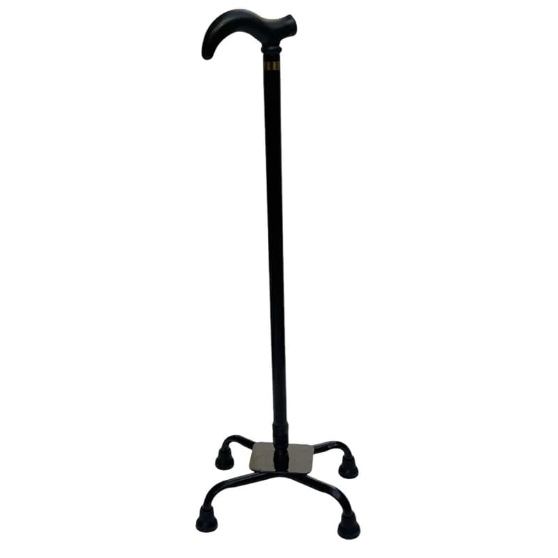 عصای طبی چهارپایه مدل A4MM با تنظیم ارتفاع و دسته L شکل