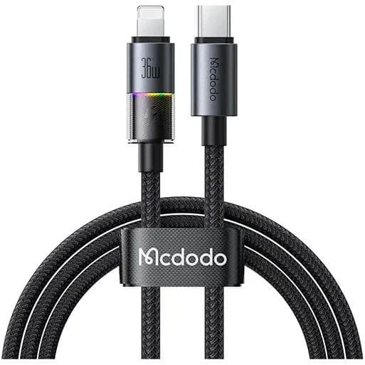 کابل شارژ تایپ سی به لایتنینگ مک دودو 36 وات 1.2 متر مدل Mcdodo 8190