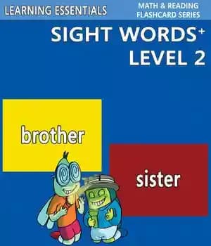 دانلود کتاب Sight Words Plus Level 2: Flash Cards with Critters for Kindergarten & Up – Words