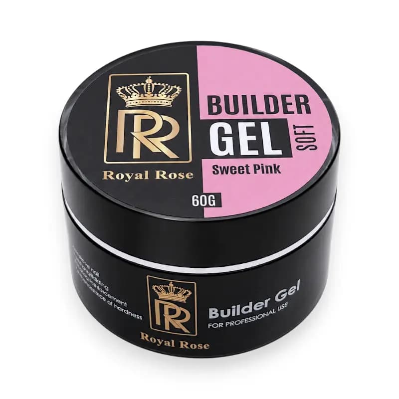 بیلدر ژل سافت رویال رز Royal Rose | سوییت پینک Sweet Pink | وزن 60گرم