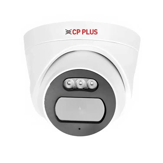 دوربین مداربسته ۴ مگاپیکسل تحت شبکه دام (Dome) سی‌پی‌پلاس CP Plus مدل CP-ENC-D41PL3C با میکروفون