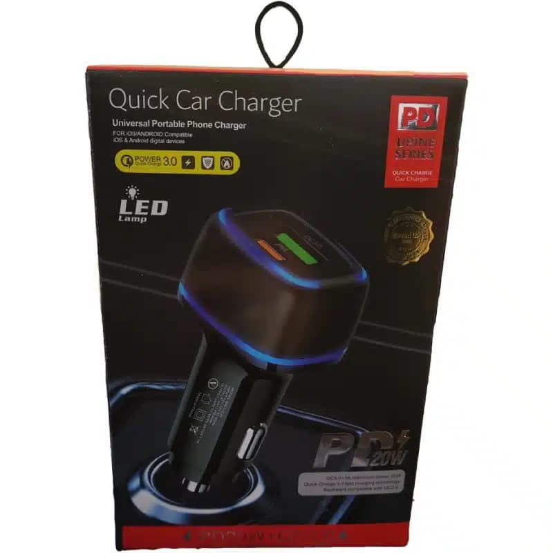 شارژر فندکی داخل خودرو PD مدل 20w