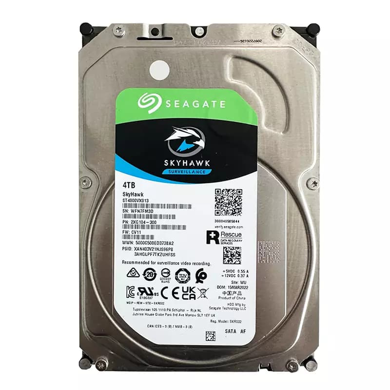 هارد اینترنال 4 ترا سیگیت Seagate SkyHawk 4TB استوک