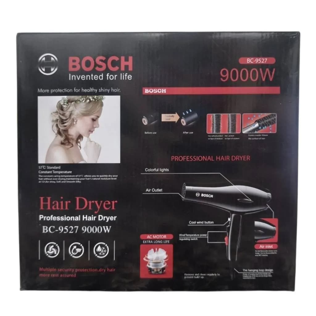 سشوار 9000 وات طرح بوش مدل BC-9527 — تصویر ۴