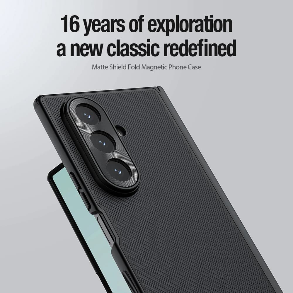 قاب ضد ضربه مگنتی Samsung Galaxy Z Fold 7 مارک نیلکین مدل Super Frosted Shield Fold — تصویر ۸