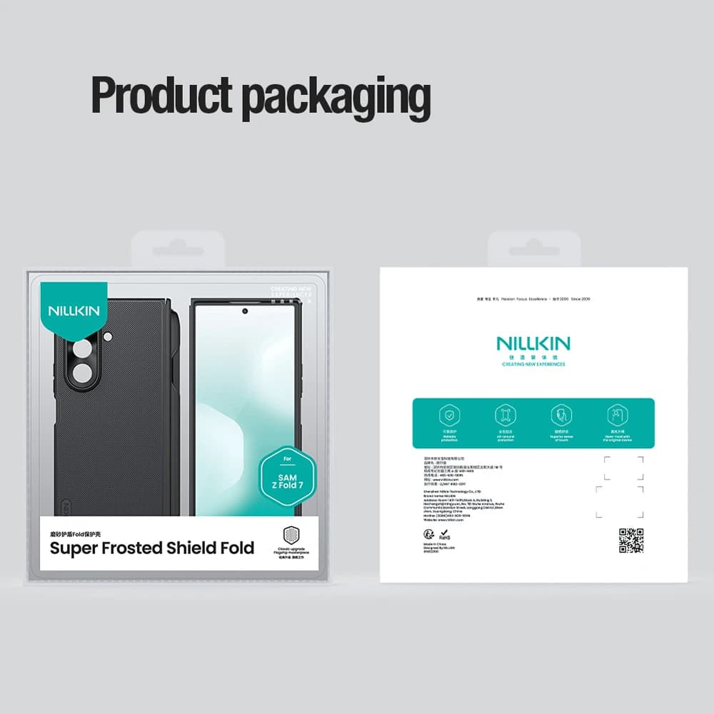 قاب ضد ضربه قلم دار Samsung Galaxy Z Fold 7 مارک نیلکین مدل Super Frosted Shield Fold — تصویر ۲