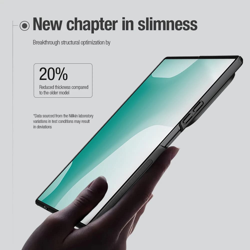 قاب ضد ضربه قلم دار Samsung Galaxy Z Fold 7 مارک نیلکین مدل Super Frosted Shield Fold — تصویر ۸