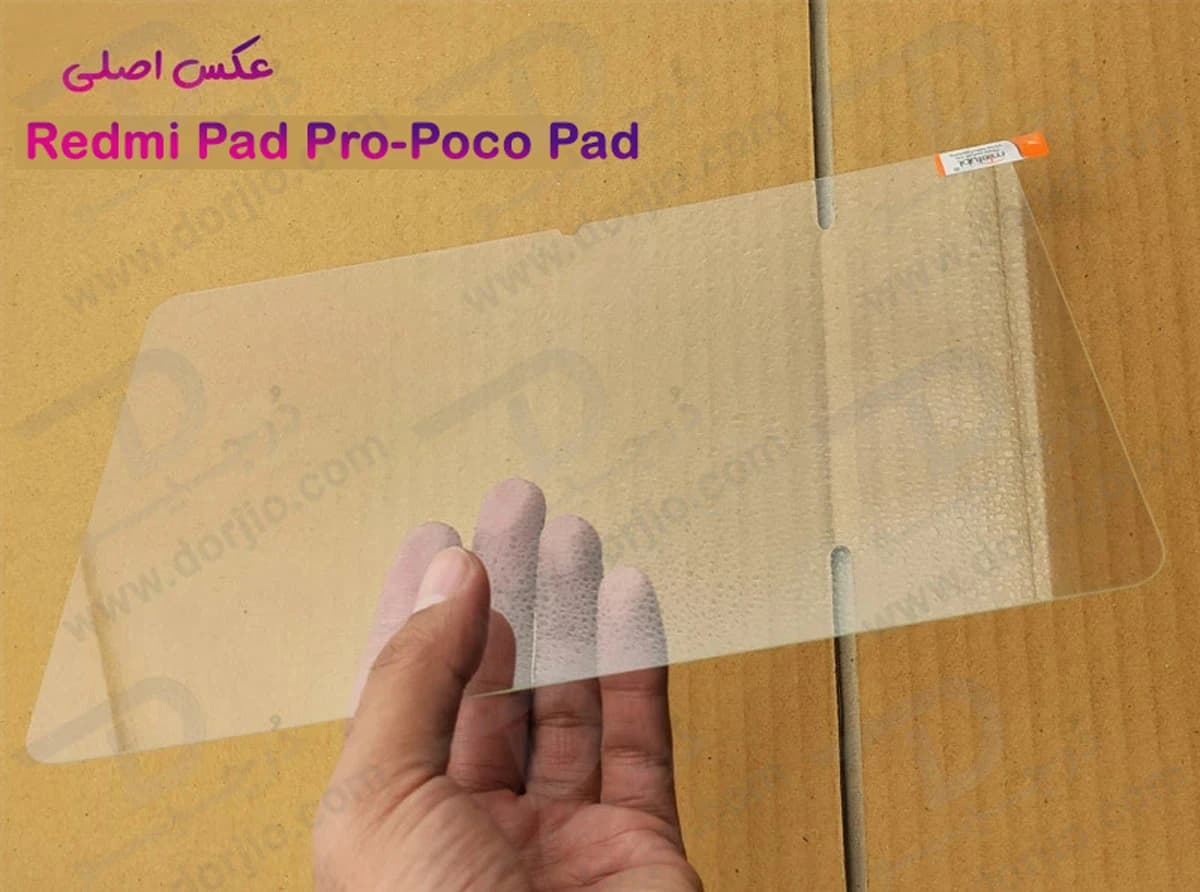 گلس شیشه ای شفاف تبلت Xiaomi Poco Pad مارک Mietubl — تصویر ۴